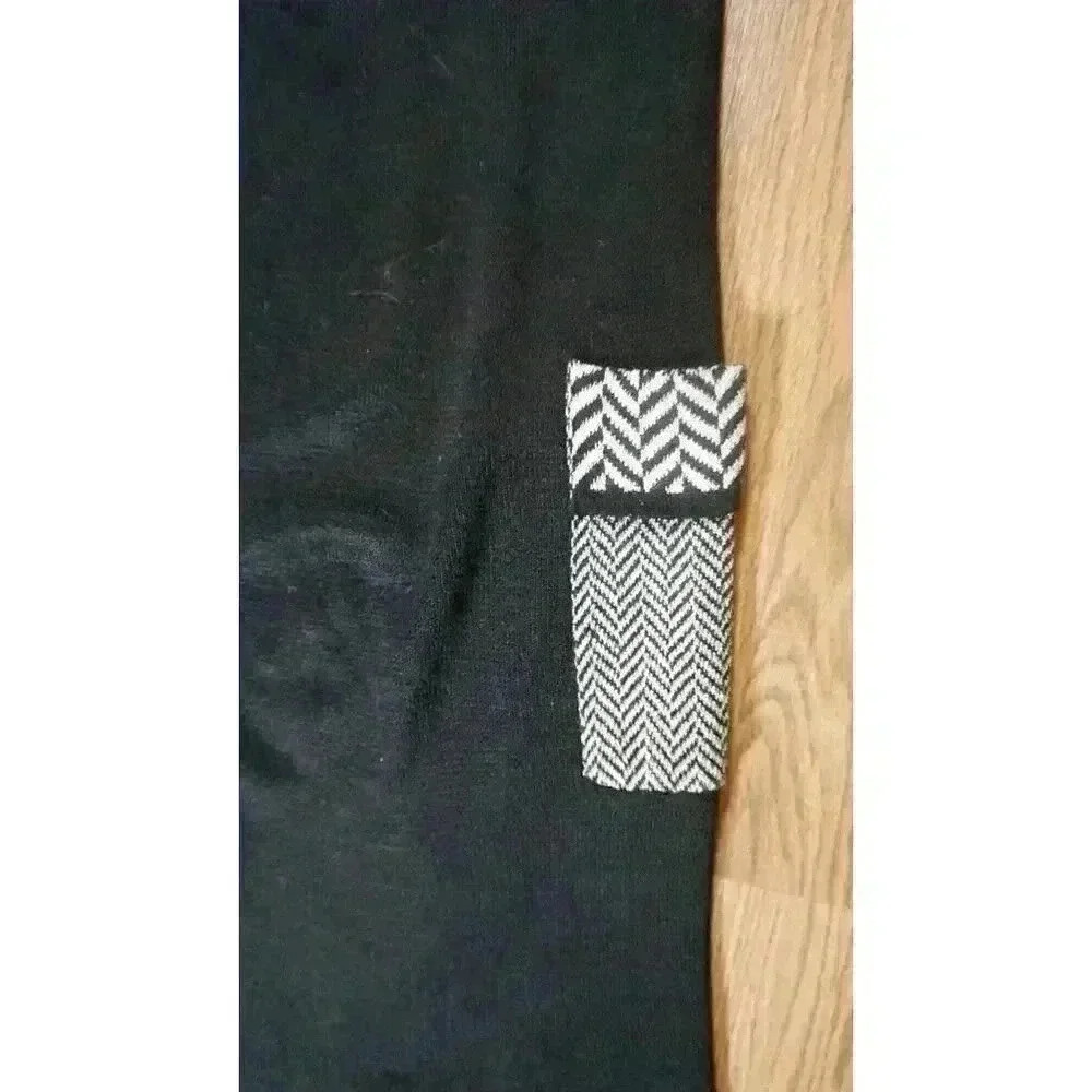 Roni Bis Women's Pull On Sweater Knit Pant with Leg Pocket, Size M - Picture 6 of 13